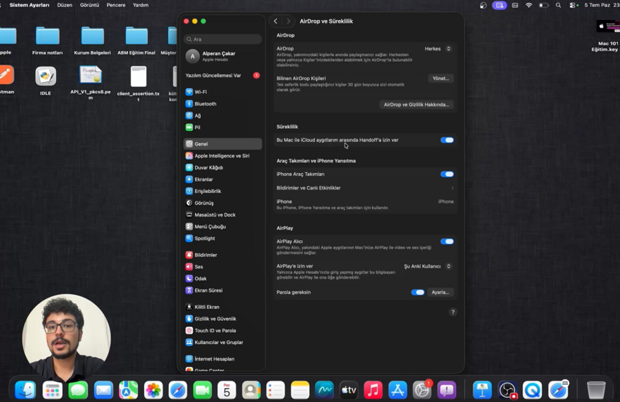 Mac 101 – Oturum 10: Handoff